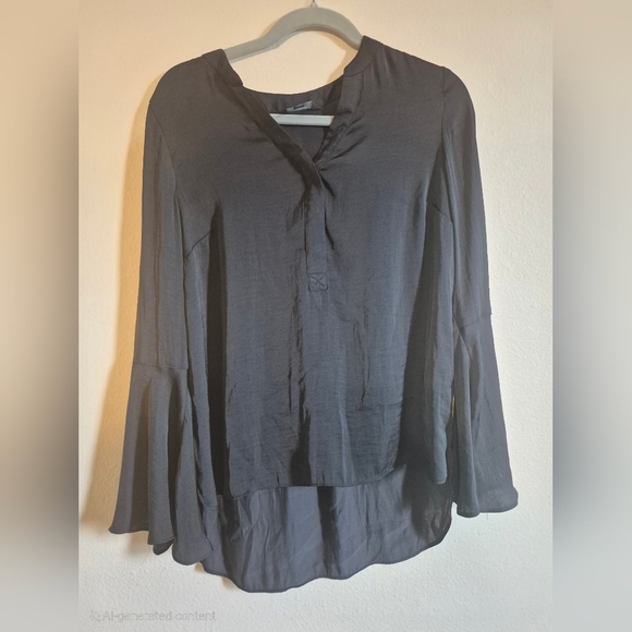 Vera Wang Tops - Vera Wang Elegant Black Blouse